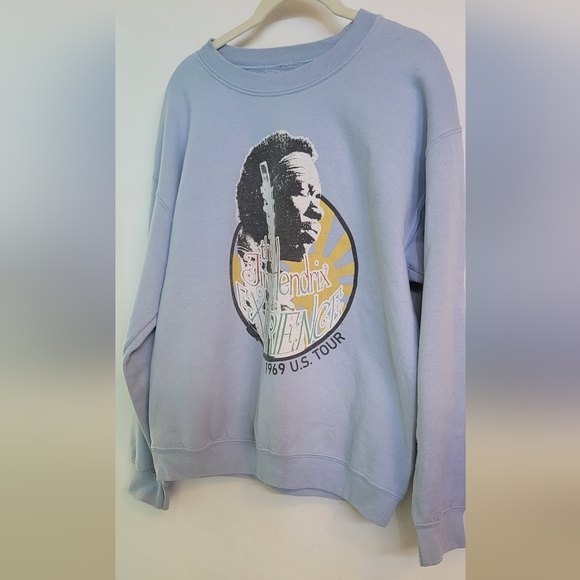Guc Rare Jimmi Hendrix graphic crewneck size M - Picture 2 of 7